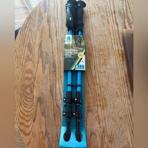 Sierra Designs Blue Adjustable Trekking Poles - Brand New